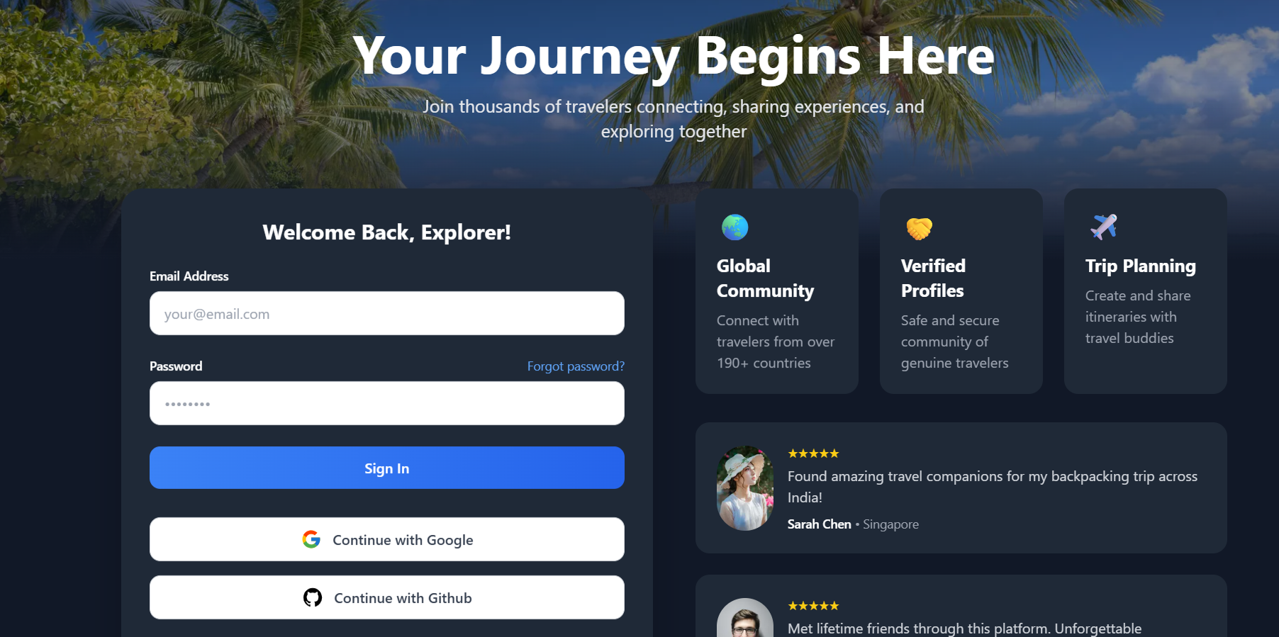 Login Page